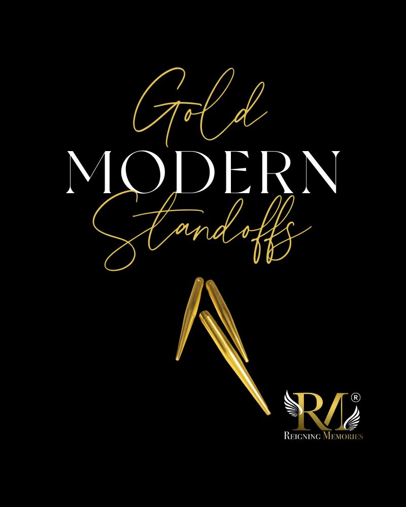 Gold Modern Standoff Screws