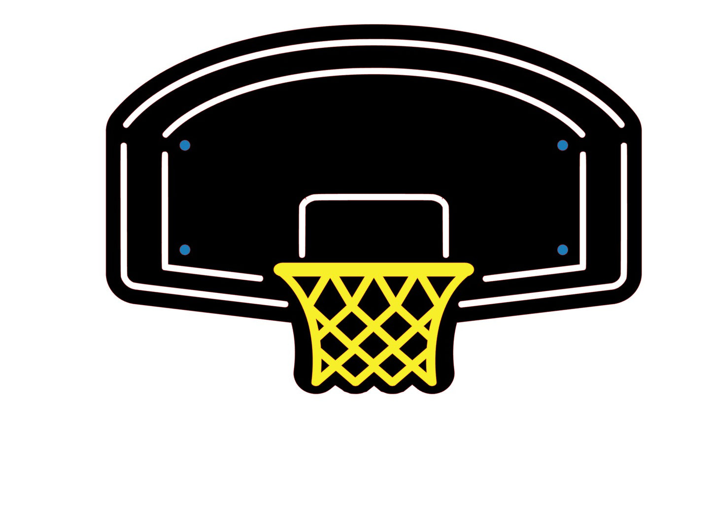 Basketball Goal Neon Sign