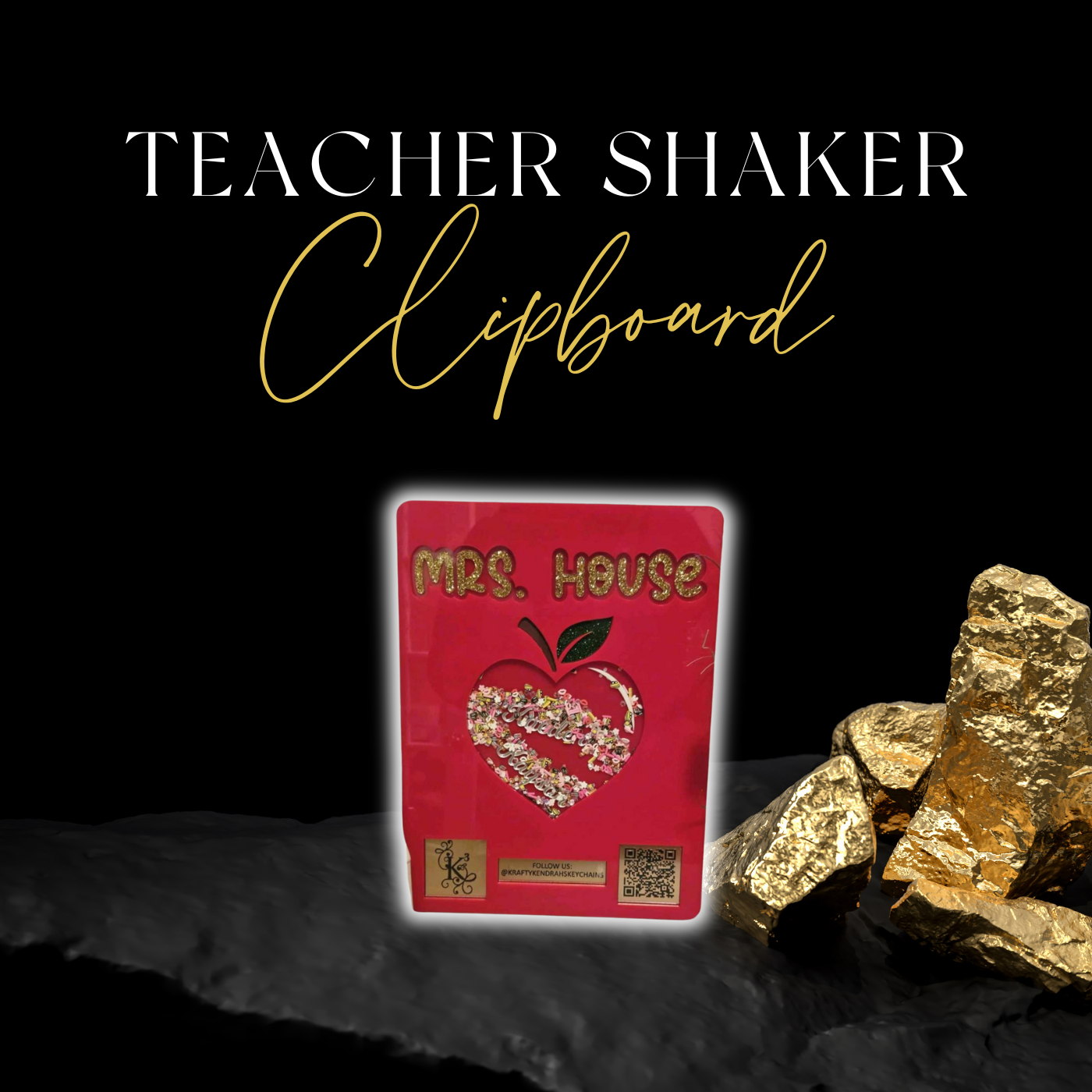 Teacher Shaker Clipboard