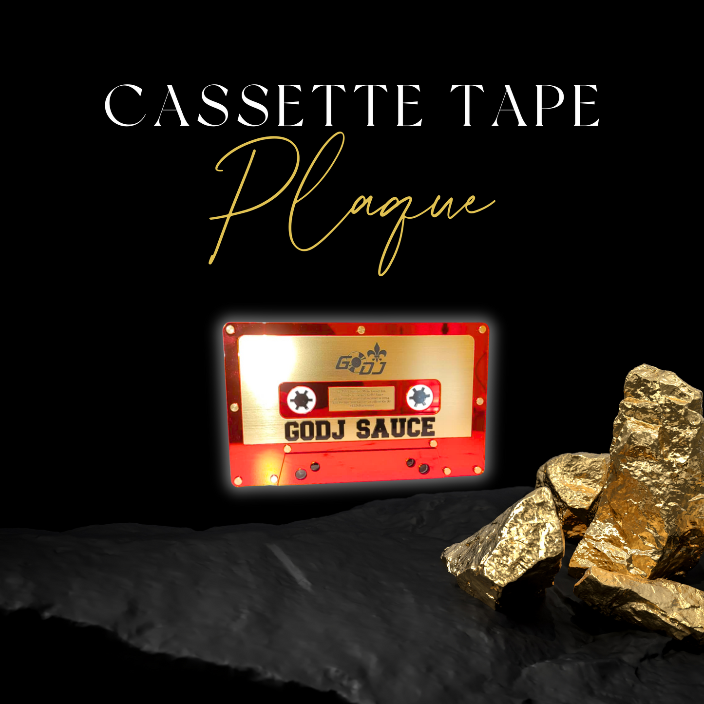 Custom Cassette Tape Plaque