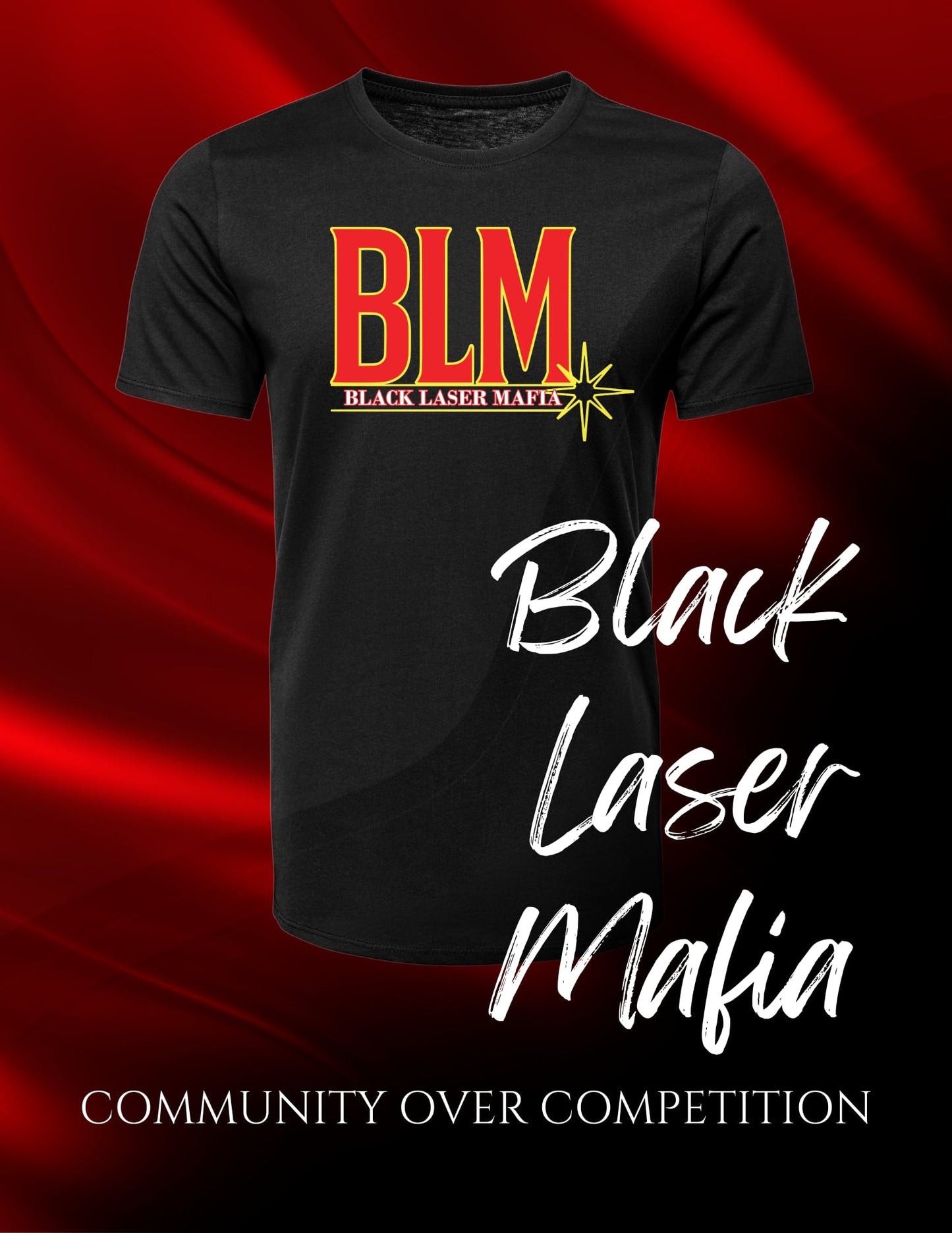 Black Laser Mafia T-Shirt