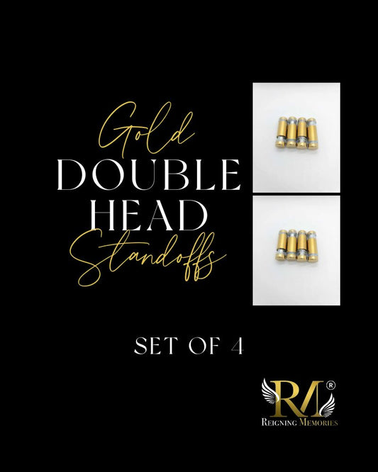 Gold Double Head Stand-Off Screws