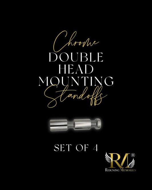 Chrome Double Head Mounting Standoffs