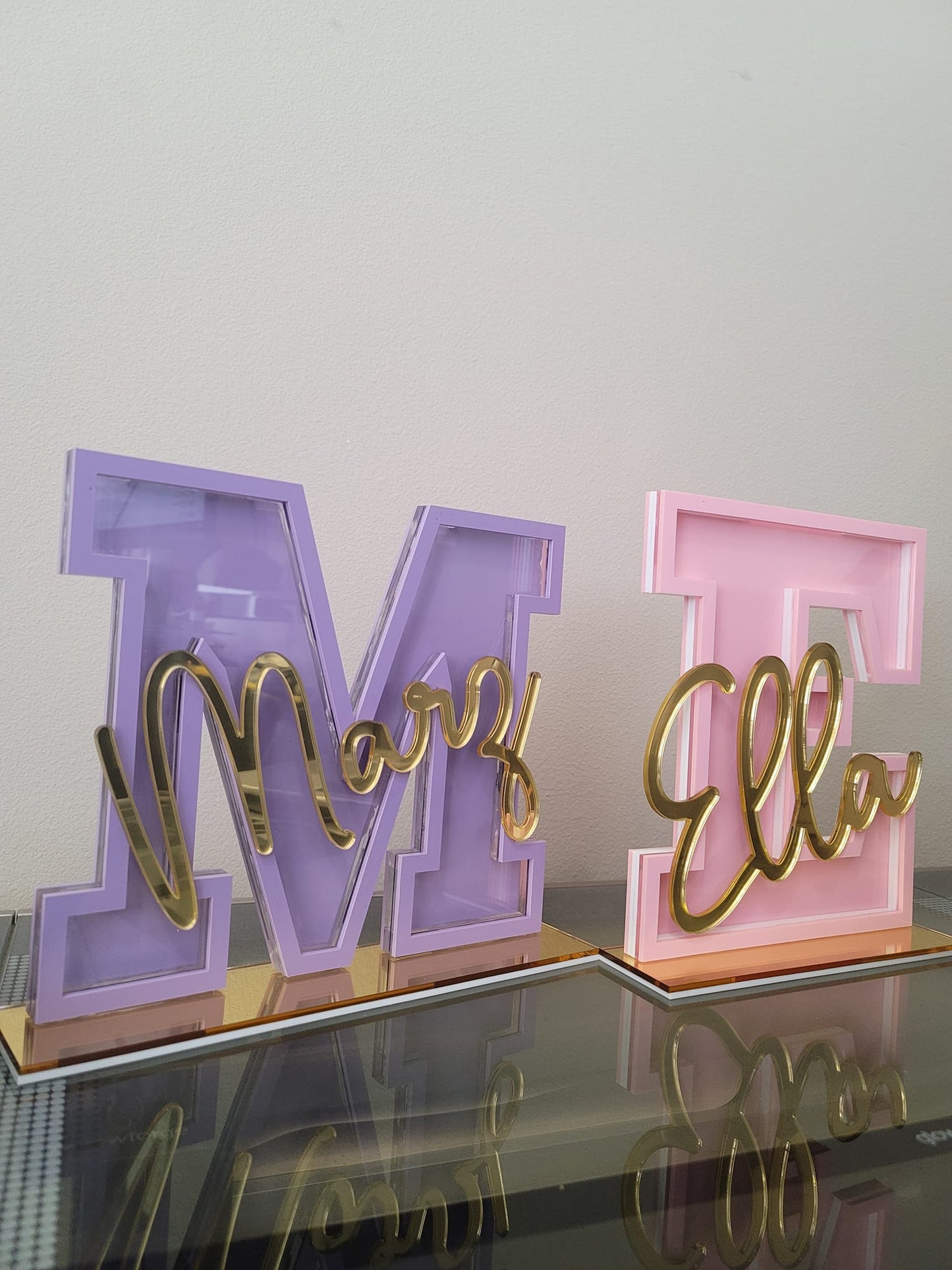 Acrylic Alphabet Bank