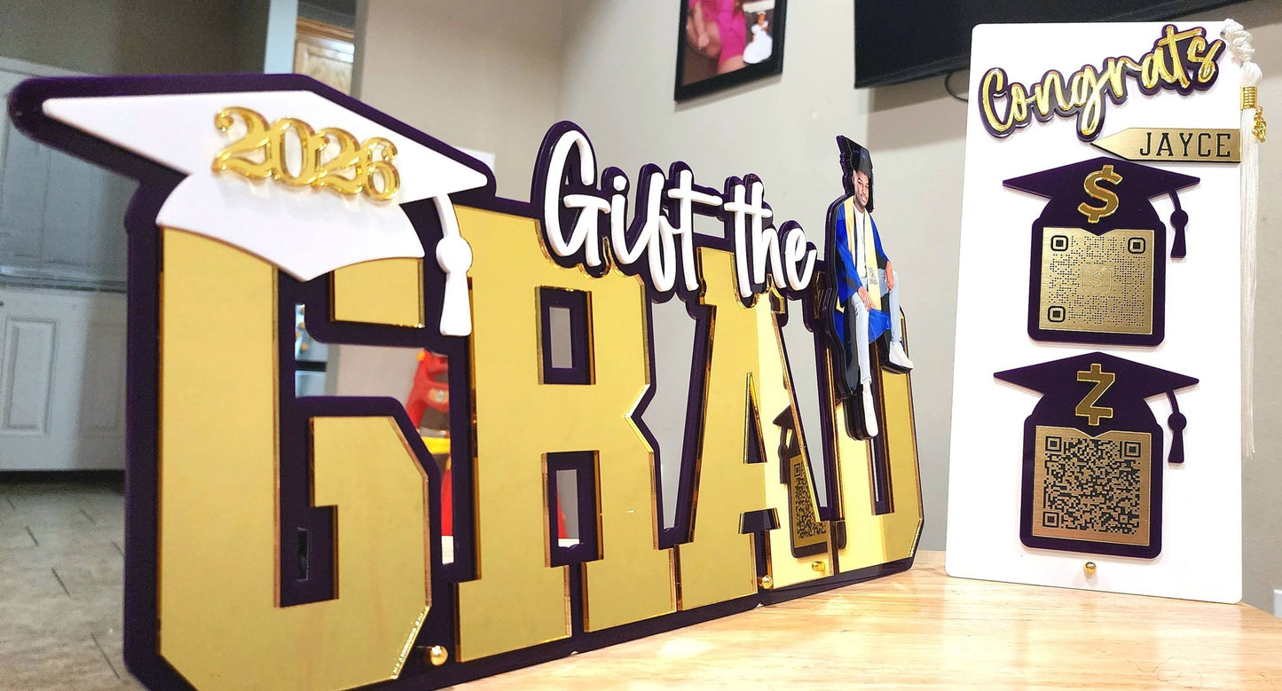 GIFT THE GRAD SCAN SIGN
