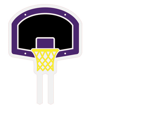 Basketball Goal Cake Topper
