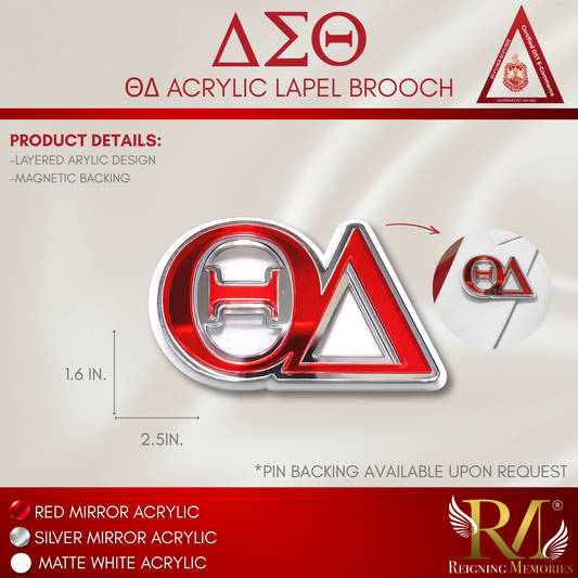 DST THETA DELTA LAPEL BROOCH