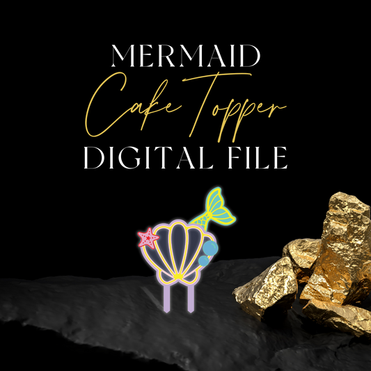Mermaid Cake Topper