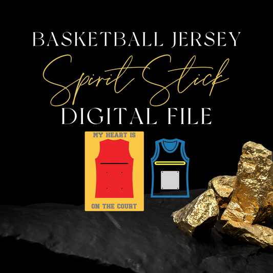 Basketball Jersey Spirit Stick