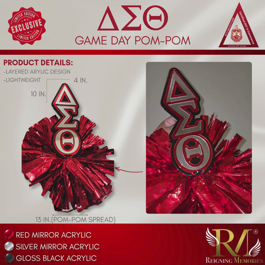 DELTA SIGMA THETA GAME DAY POM-POM